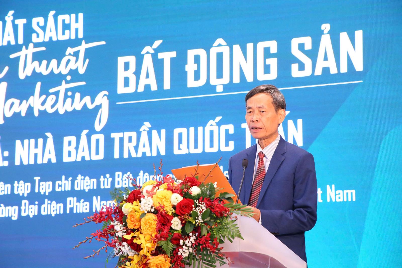Ông Bùi Văn Doanh - Viện trưởng Viện Nghiên cứu Bất động sản Việt Nam chia sẻ về sự cần thiết của hoạt động đào tạo quản lý doanh nghiệp bất động sản.