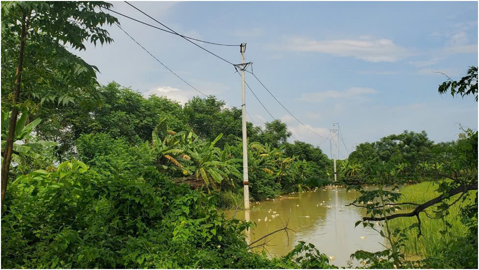 Sự cố đứt dây lộ 475 trạm 110kV Đông Sơn do bị sét đánh vào.