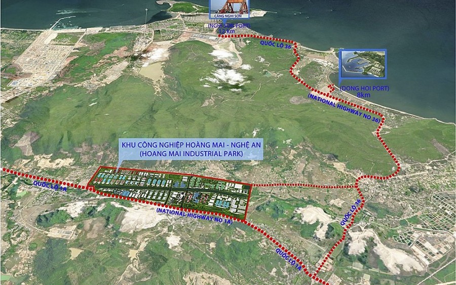Khu bến cảng Đông Hồi nằm trong quy hoạch nhóm cảng biển số 2, có diện tích gần 1.100ha (bao gồm cả khu đất và khu nước). Ảnh: Internet