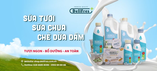 DeliFres+ đã và đang từng bước khẳng định mình là một thương hiệu cao cấp trong lĩnh vực sữa tươi và sữa chua thanh trùng