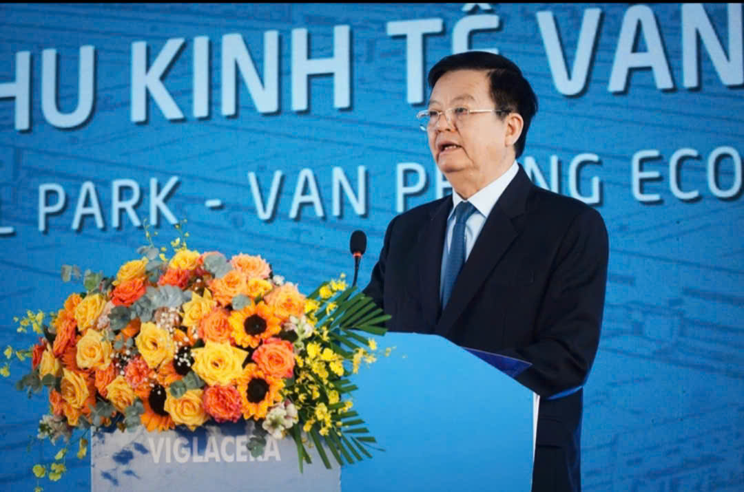 Phó Thủ tướng Chính phủ Mai Văn Chính phát biểu tại buổi lễ