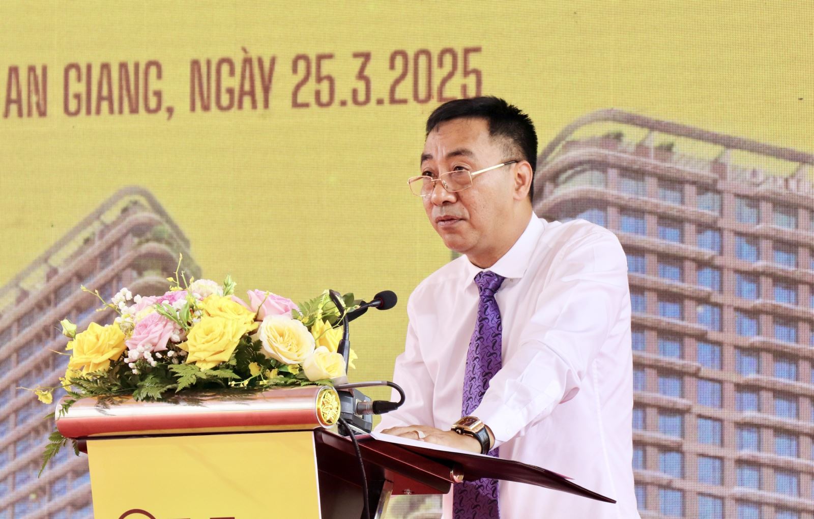 Ông Nguyễn Anh Tuấn, Phó Tổng Giám đốc Tập đoàn T&T Group phát biểu tại sự kiện