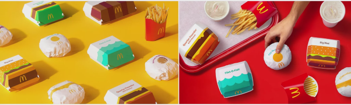 McDonald’s muốn lan toản những khoảnh khắc vui nhộn thông qua sự thú vị trên bao bì mới.