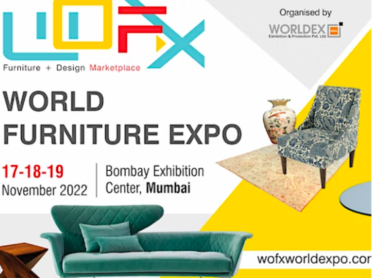 Triển lãm WOFX - World Furniture Expo từ ngày 28 – 30/11/2023 tại BEC, Mumbai, Ấn Độ.