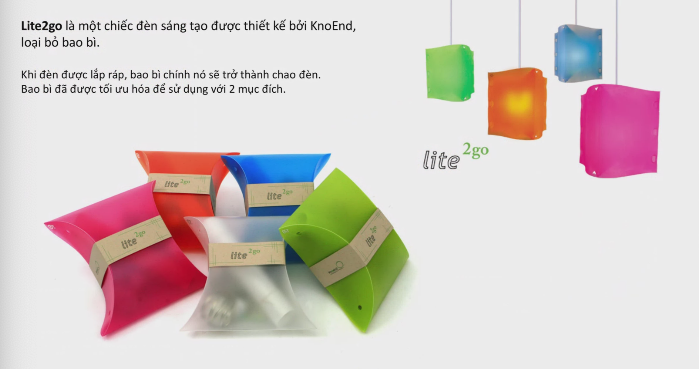 Thiết kế đèn Lite2go.