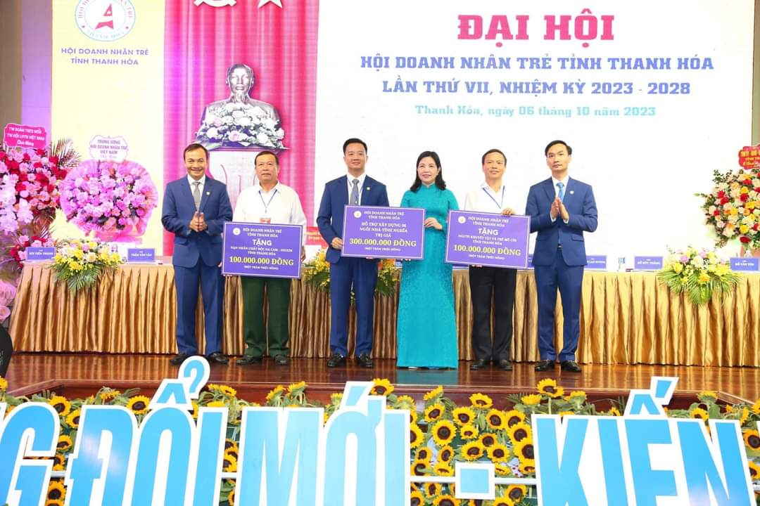Hội Doanh nhân trẻ Thanh Hoá đã hỗ trợ xây dựng 6 căn nhà tình nghĩa 