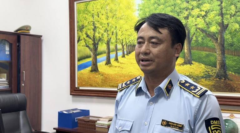 Ông Thân Đức Công - Cục trưởng Cục Nghiệp vụ Quản lý thị trường (Tổng cục Quản lý thị trường). Ảnh báo Lao động