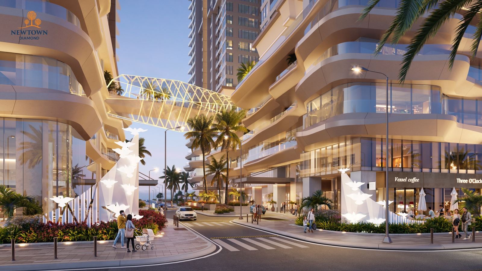 Newtown Diamonds có hệ tiện ích phong phú, đáp ứng nhu cầu sống sang, sống chất của giới tinh hoa Đà Nẵng