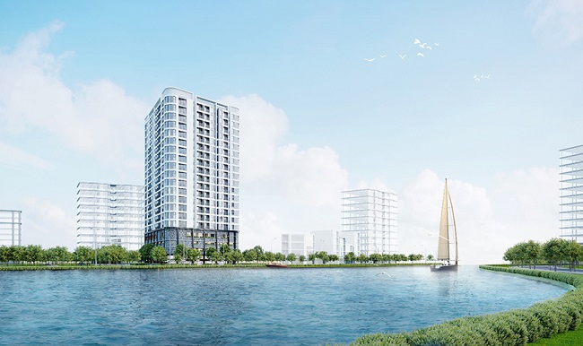 Phối cảnh dự án căn hộ VINA2 Panorama Quy Nhơn do Vina 2 làm chủ đầu tư