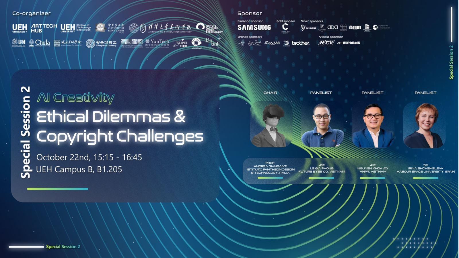 Phiên thảo luận “AI Creativity: Ethical Dilemmas and Copyright Challenges”