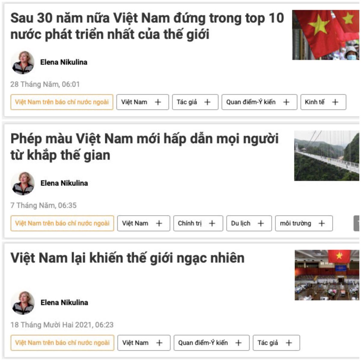 Báo chí nước ngoài đánh giá về kinh tế xã hội Việt Nam. Ảnh minh hoạ