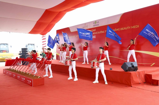 Nova Service cùng Thanh Hằng Beauty Medi động thổ Trung tâm chăm sóc sức khỏe thẩm mỹ và nghỉ dưỡng tại dự án NovaWorld Phan Thiet 