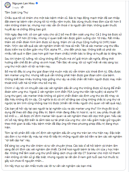 Chia sẻ của PGS.TS Nguyễn Lân Hiếu – Giám đốc Bệnh viện Đại học Y Hà Nội