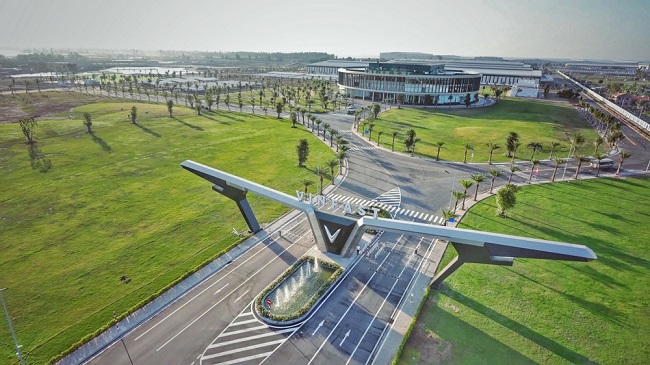 Nhà máy sản xuất ôtô Vinfast. Ảnh: Vingroupa