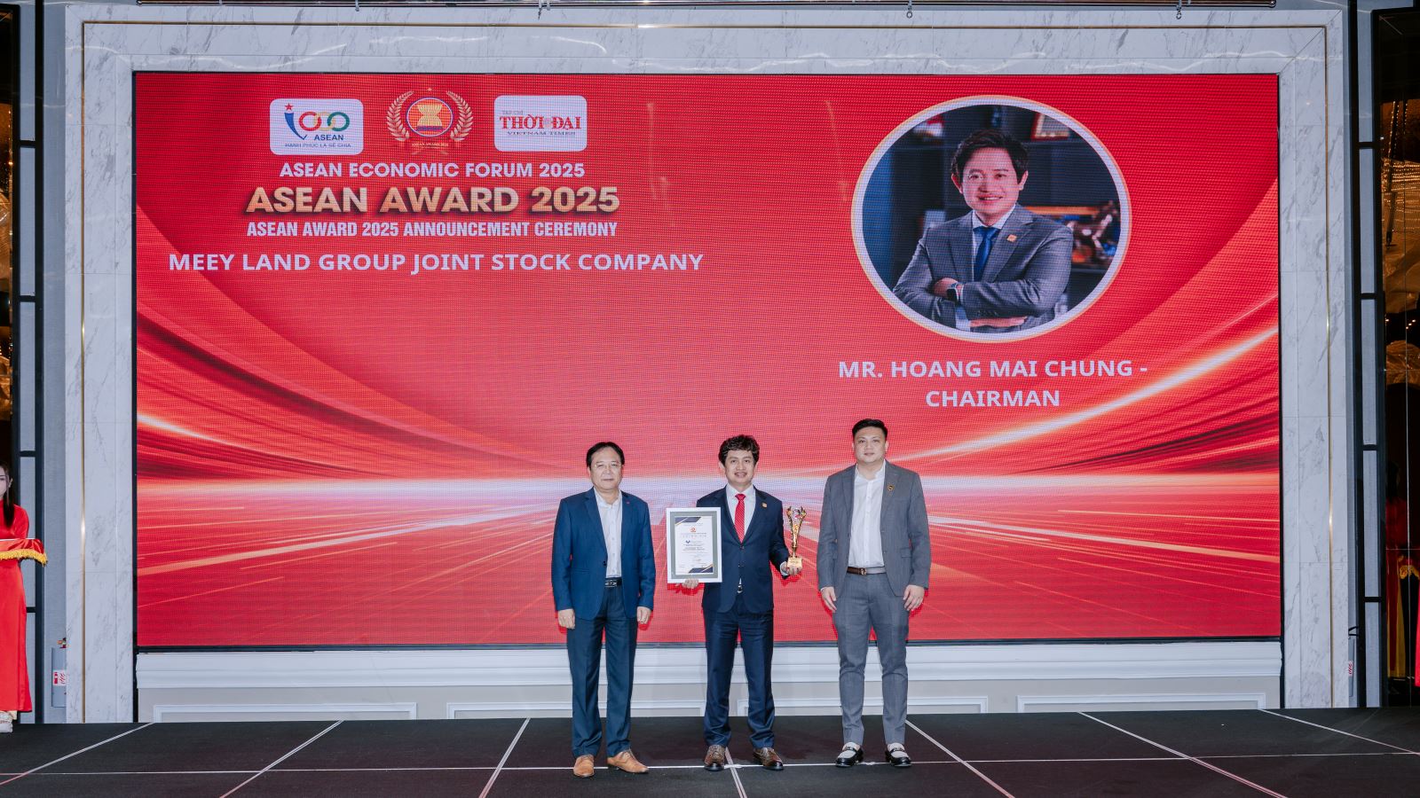 Chủ tịch Hoàng Mai Chung được vinh danh tại ASEAN Award 2025