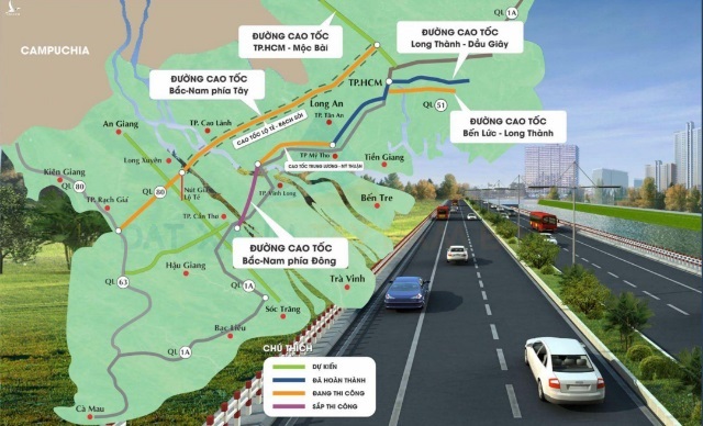 Dự án xây dựng công trình đường bộ cao tốc Bắc – Nam phía Đông gia đoạn 2021 – 2025