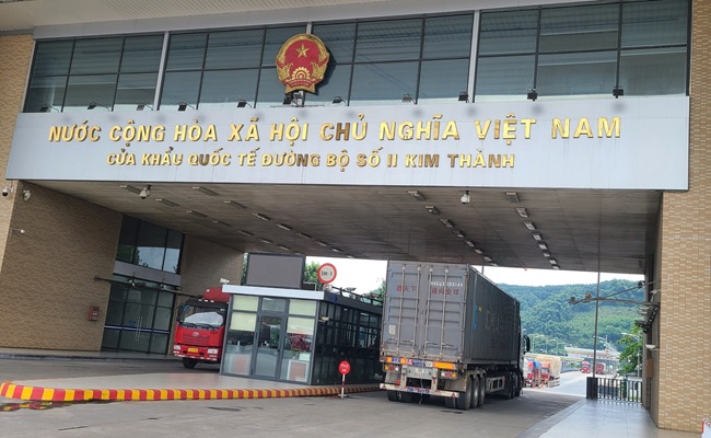 Cửa khẩu số 2 Kim Thành. Ảnh minh họa