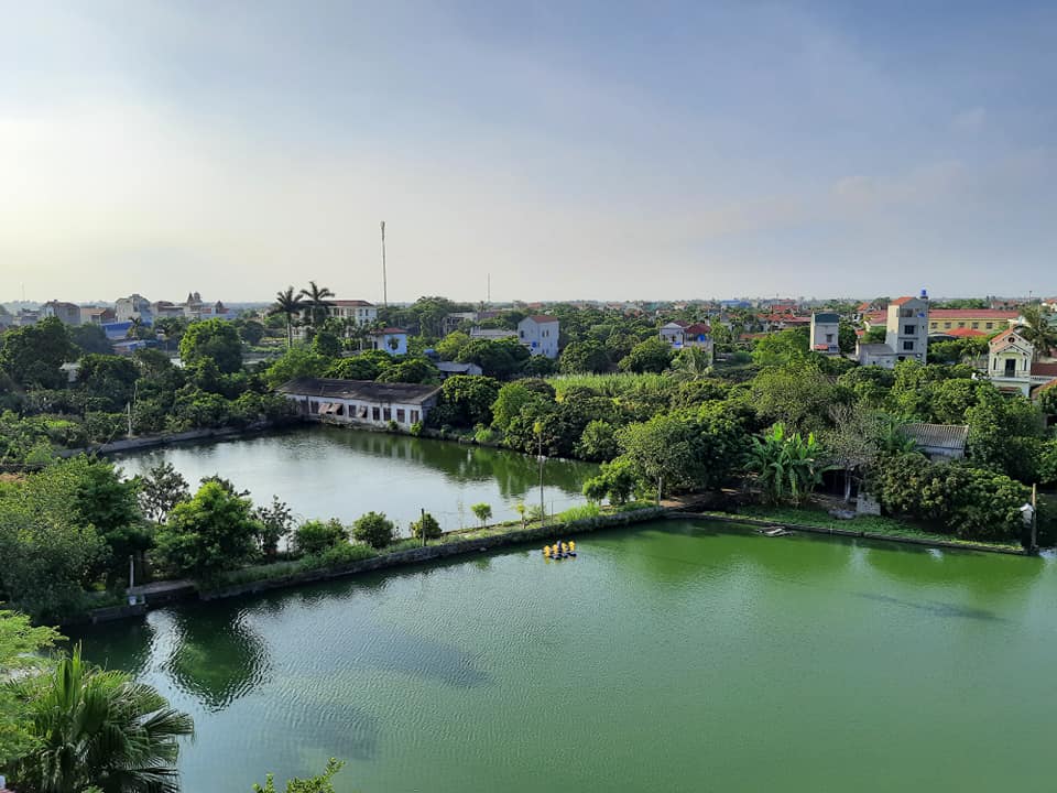 Hình ảnh xã Thụy Lôi - huyện Tiên Lữ nhìn từ trên cao. Nguồn: IT