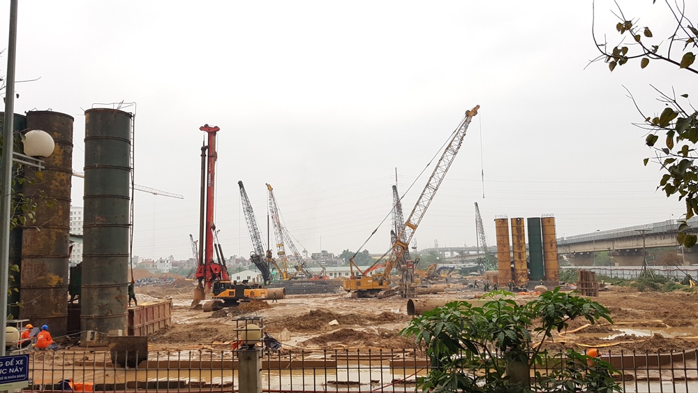 Các công trình đang thi công trên địa bàn (ảnh nguồn internet)