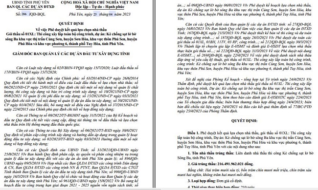 Công ty Cổ phần Xây lắp Thủy lợi Hưng Yên trúng nhiều dự án, gói thầu hàng trăm tỷ đồng với tỷ lệ tiết kiệm ngân sách không đáng kể
