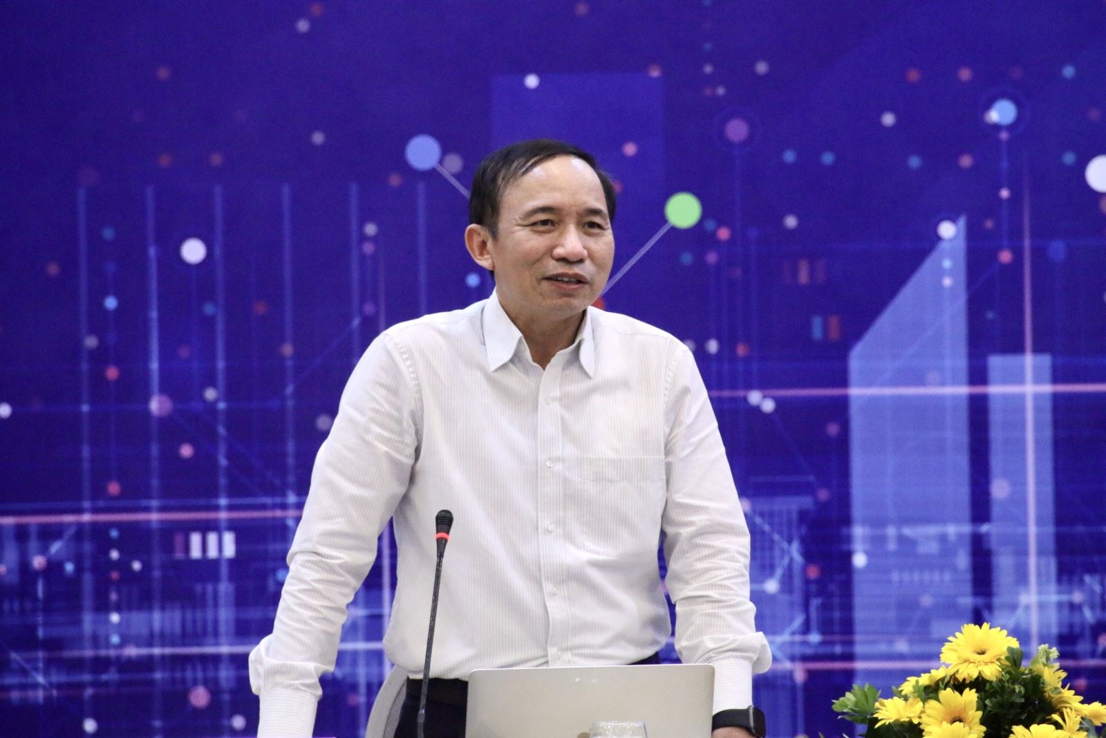 Ông Nguyễn Trọng Đường - Phó Vụ trưởng phụ trách điều hành, Vụ Quản lý doanh nghiệp, Bộ Thông tin và Truyền thông. Ảnh: Trần Thuỳ