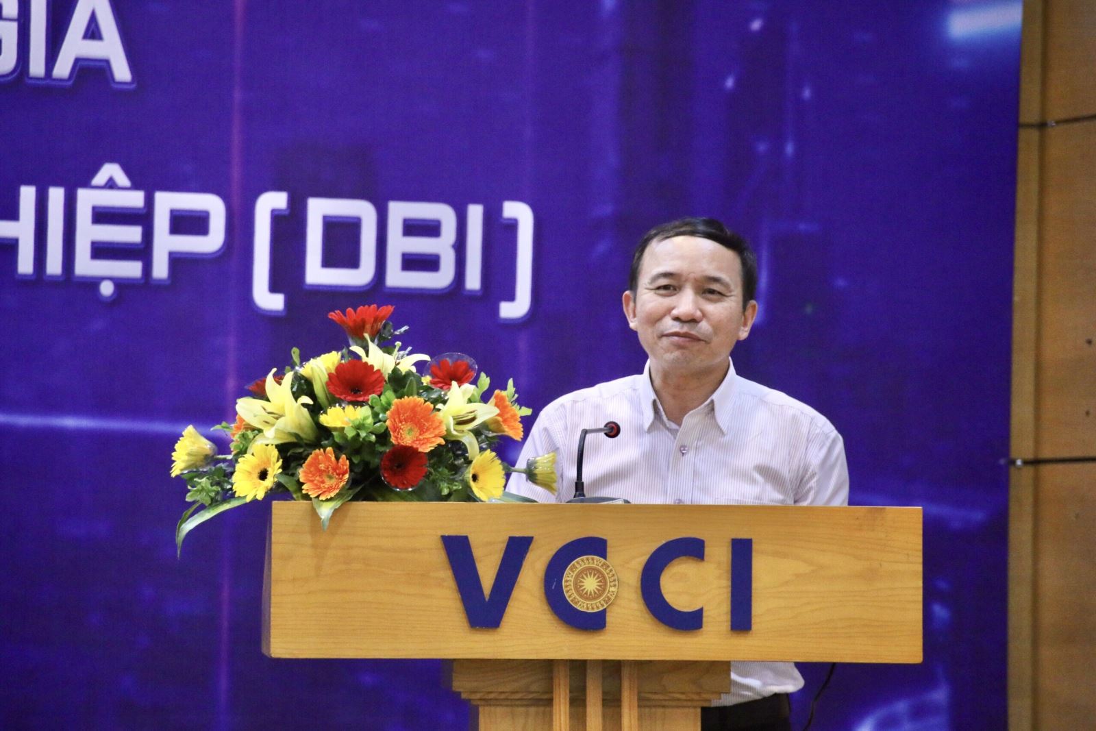 Ông Nguyễn Trọng Đường - Phó Vụ trưởng phụ trách Vụ Quản lý doanh nghiệp - Bộ Thông tin và Truyền thông. Ảnh: Trần Thuỳ
