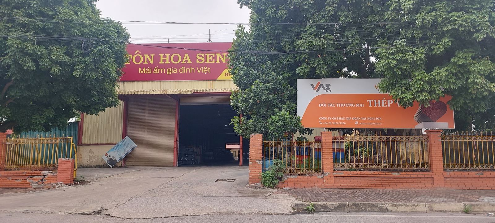 Cơ sở vi phạm PCCC Công ty CP Tập đoàn Tôn Hoa Sen- Khu công nghiệp Đại Từ, phường Phúc Lợi