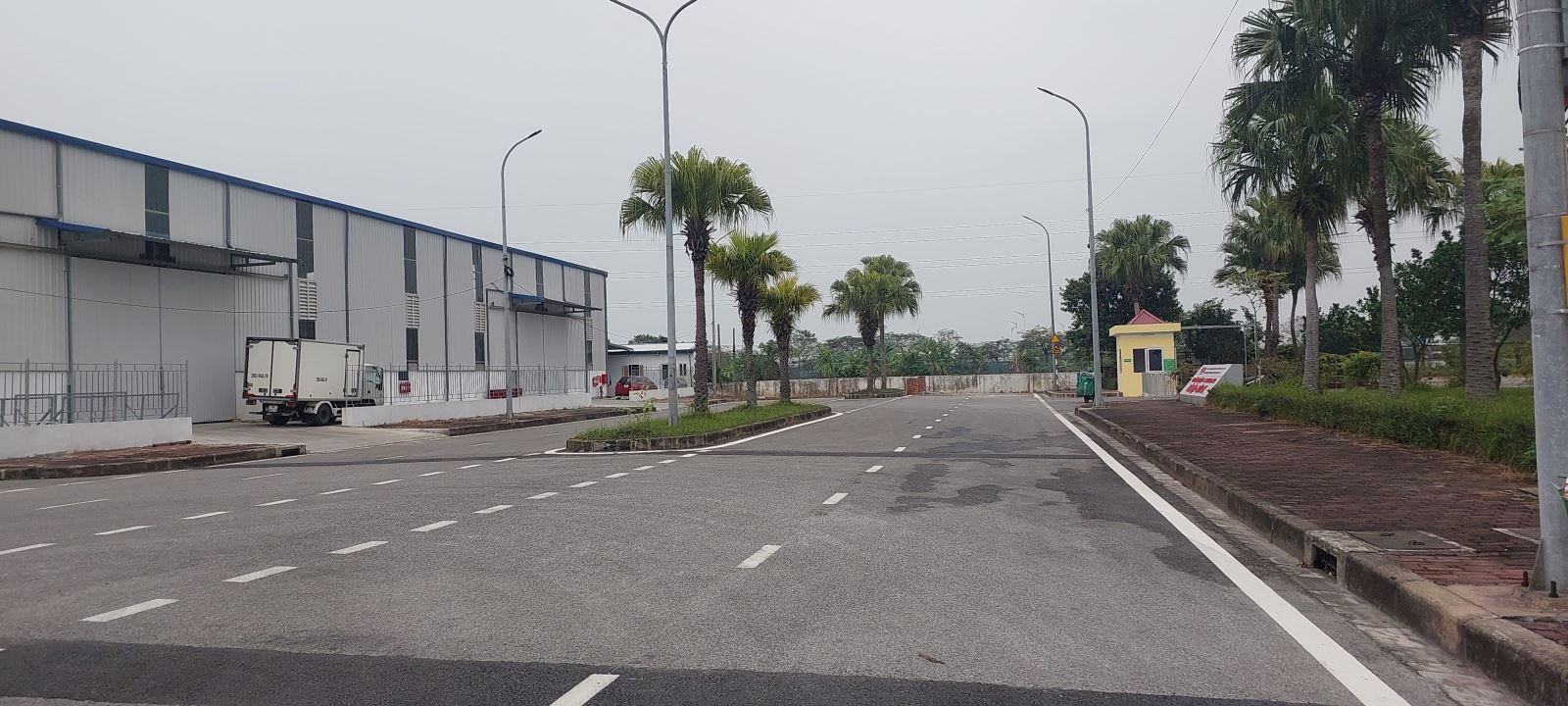 Một công trình vi phạm trật tự xây dựng sai phép tại Khu công nghiệp Đại Từ- phường Phúc Lợi