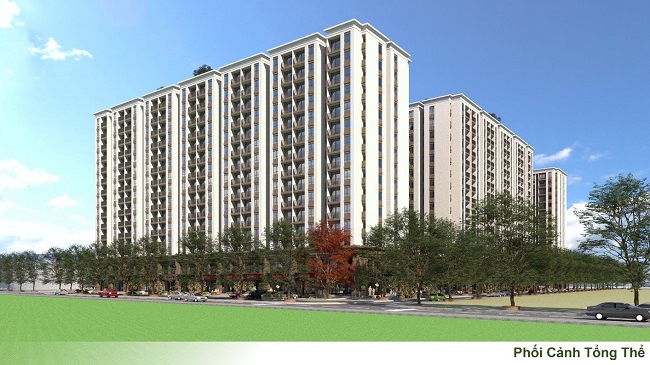 Phối cảnh dự án Khu đô thị mới Nam Vĩnh Yên mà DIC Corp phát hành cổ phiếu để đầu tư xây dựng