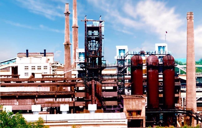 Nhà máy của Công ty CP Gang thép Thái Nguyên