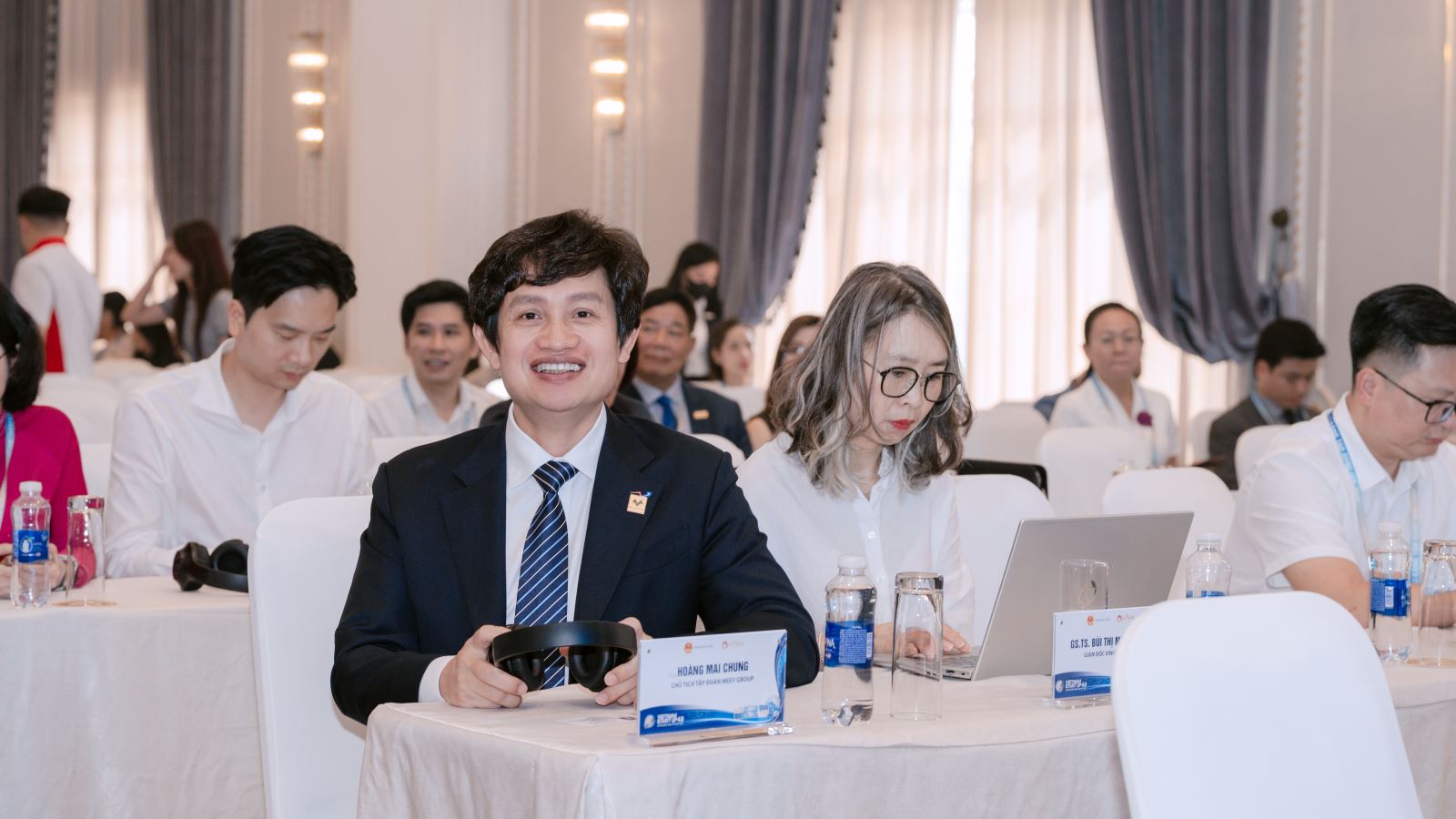 Lãnh đạo Meey Group tham dự Diễn đàn Khởi nghiệp sáng tạo Quốc gia lần thứ 7. Ảnh: Meey Group