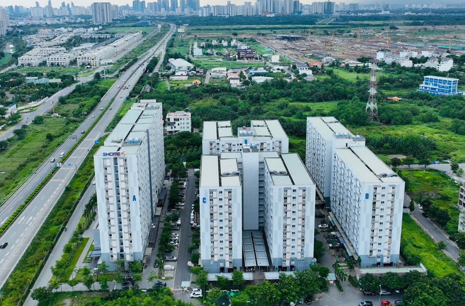 Một khu nhà ở xã hội trên địa bàn TP. Thủ Đức, TP. HCM.