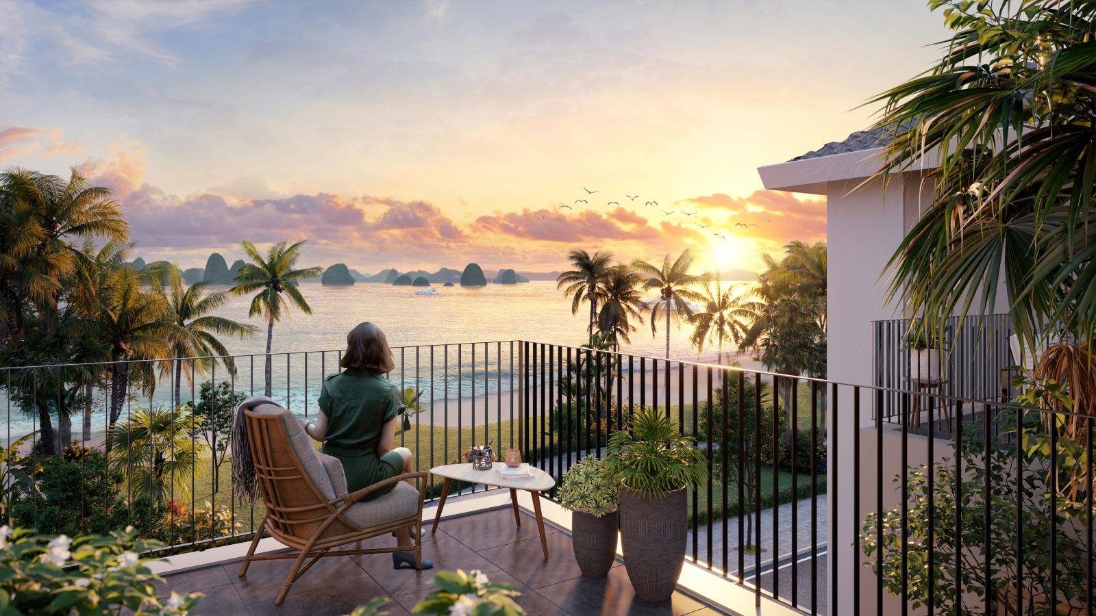 Quy hoạch tổng thể khéo léo giúp Horizon Bay tối ưu hóa tầm nhìn hướng ra kỳ quan thế giới.