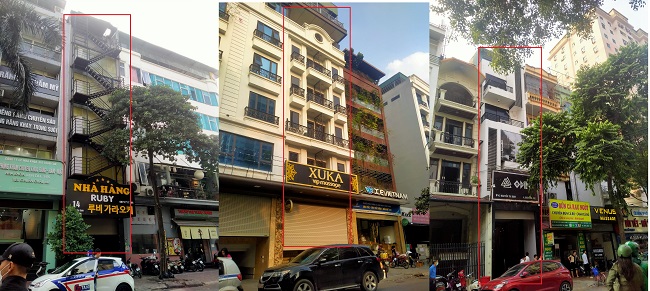 Karaoke Con Bò Cười, địa chỉ 14 Nguyễn Thị Định đã thay đổi mô hình kinh doanh; Massage Xuka địa chỉ 41 Nguyễn Quốc Trị; Nhà Hàng Kim 42 Nguyễn Thị Định….đã có Quyết định tạm đình chỉ và đình chỉ của Công an quận Cầu Giấy.