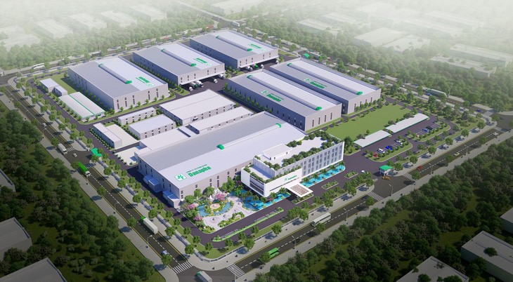 Phối cảnh dự án “Nhà máy sản xuất dược phẩm và Trung tâm nghiên cứu phát triển công nghệ cao” của Danapha