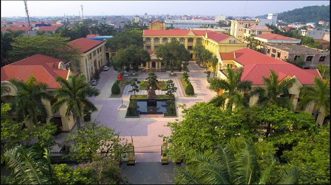 Trụ sở Quận uỷ, HĐND, UBND quận Kiến An nhìn từ trên cao (Ảnh Internet)