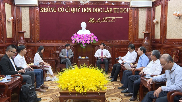 Toàn cảnh buổi làm việc giữa Tập đoàn CBD ROBOTICS và tỉnh Bình Phước.