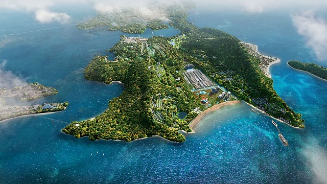 Toàn cảnh dự án MerryLand Quy Nhon tại Bán đảo Phương Mai, Thành phố Quy Nhơn, Tỉnh Bình Định