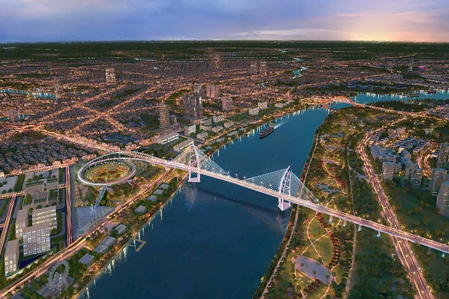 Phối cảnh cầu Nguyễn Trãi. Ảnh: Cổng thông tin TP. Hải Phòng