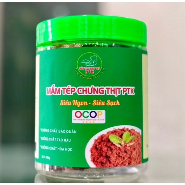 Sản phẩm mắm tép chưng thịt được người tiêu dùng ưa chuộng. Ảnh minh họa