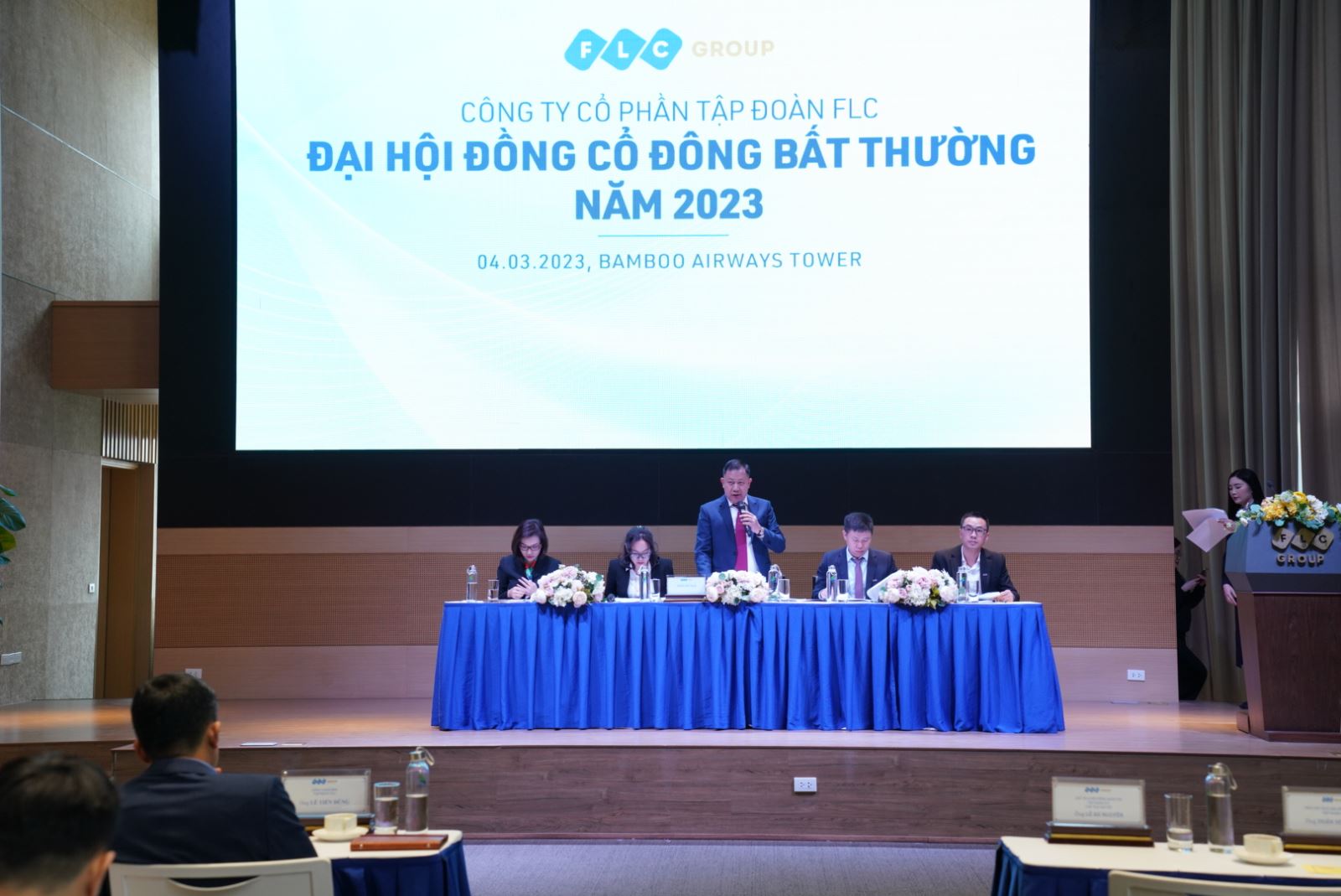 Ban chủ tọa Đại hội đồng cổ đông bất thường FLC 2023