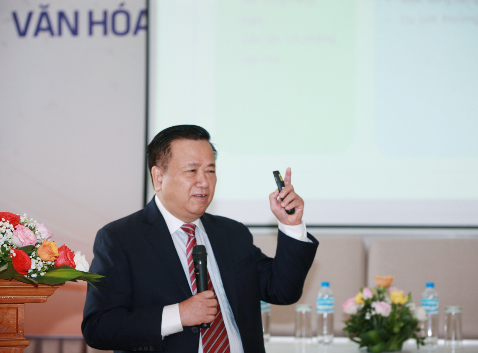 Ông Nguyễn Văn Việt – Chủ tịch Hiệp hội Bia - Rượu - Nước giải khát Việt Nam chia sẻ tại Hội thảo