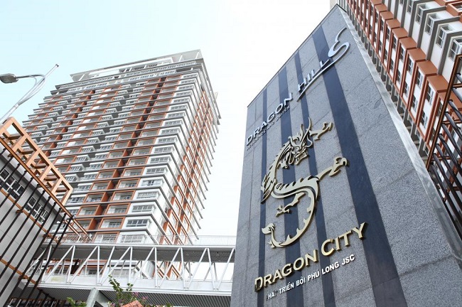 Khu cao ốc văn phòng của dự án Dragon City 