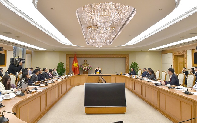 Quang cảnh buổi họp. 