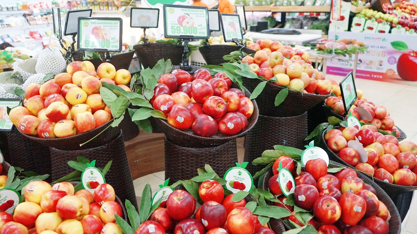 Táo Washington với nhiều ưu đãi hấp dẫn tại BRGMart