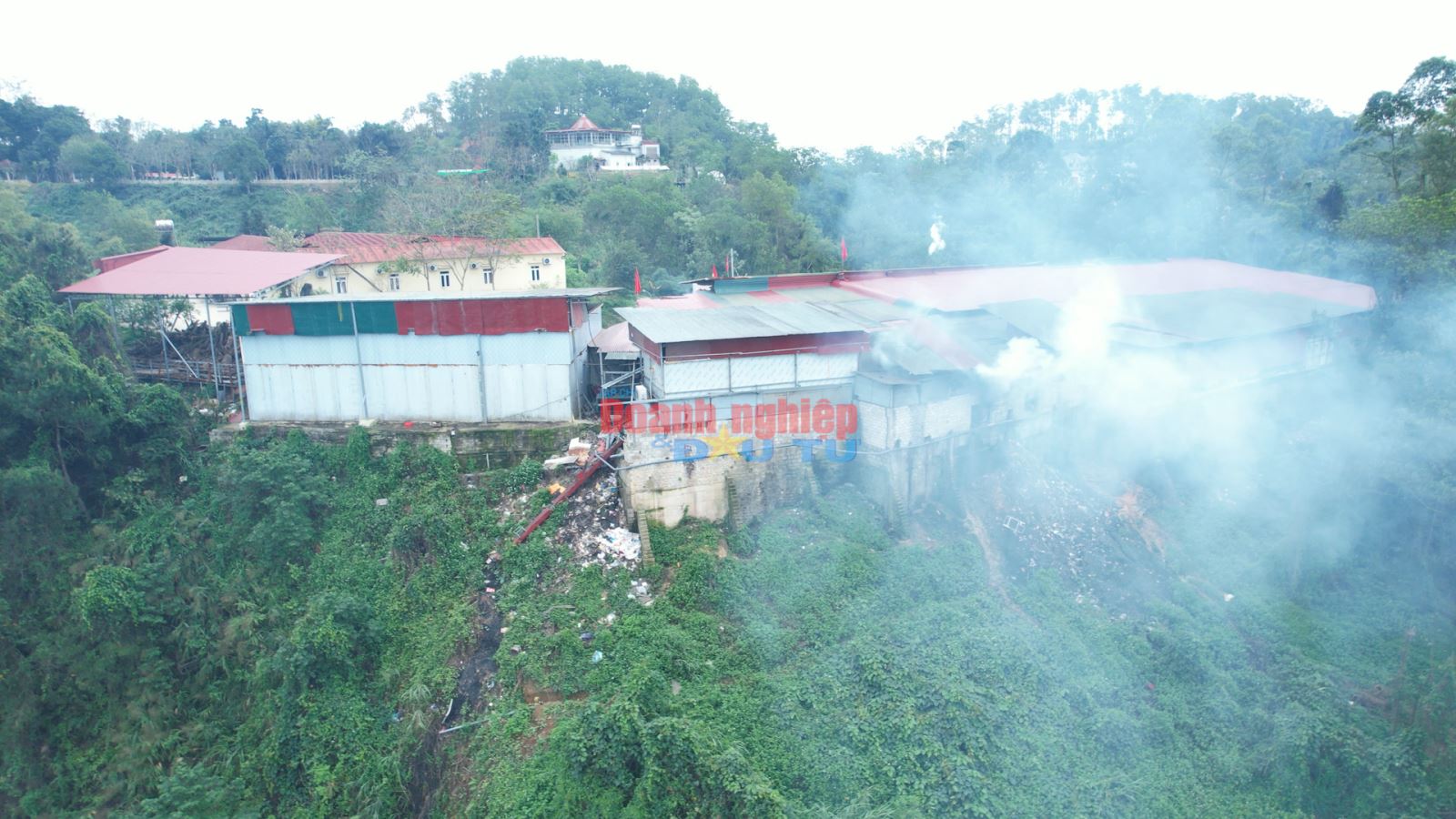 Khu vực nhà xưởng nằm trong Dự án của Công ty Huy Hoàng.