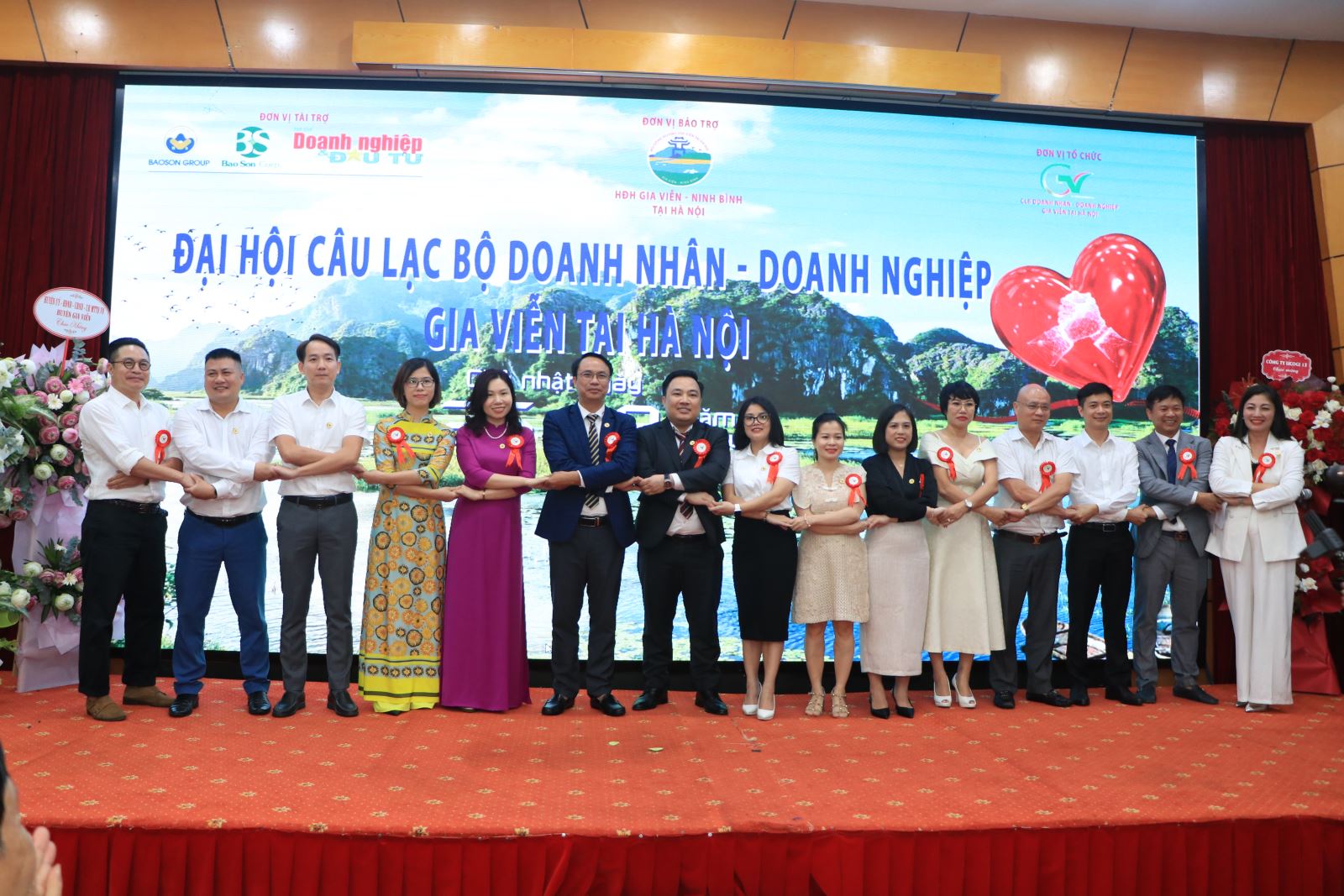 Ban chủ nhiệm Câu lạc bộ Doanh nhân Doanh nghiệp Gia Viễn tại Hà Nội nhiệm kỳ 1 (2024 - 2027)