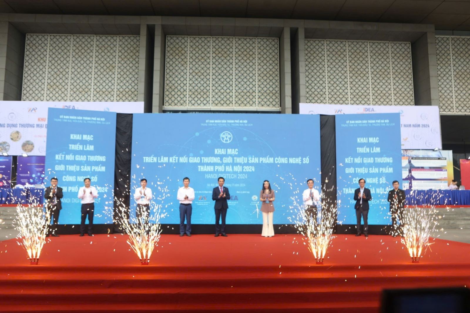 Triển lãm Kết nối Giao thương và Giới thiệu Sản phẩm Công nghệ số Hà Nội 2024 chính thức khai mạc sáng 6/11