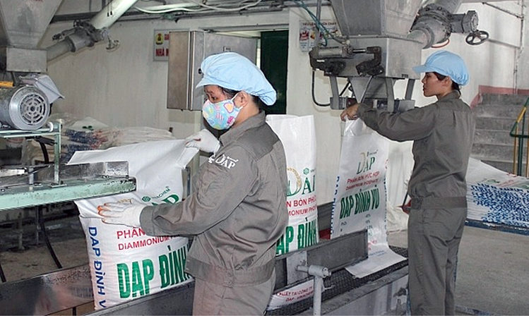 Nhà máy sản xuất phân bón của Công ty CP DAP – Vinachem. (Ảnh: vinachem.com.vn)