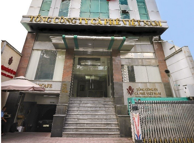 Trụ sở Tổng công ty cà phê Việt Nam tại 211-213-213A Trần Huy Liệu, Phường 8, Quận Phú Nhuận, Tp.Hồ Chí Minh. 